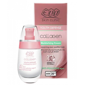 EVA SKIN CLINIC COLLAGEN YOUTH DEFENSE MOISTURIZING CREAM FOR AGEING +20 — 50 ML CREAM